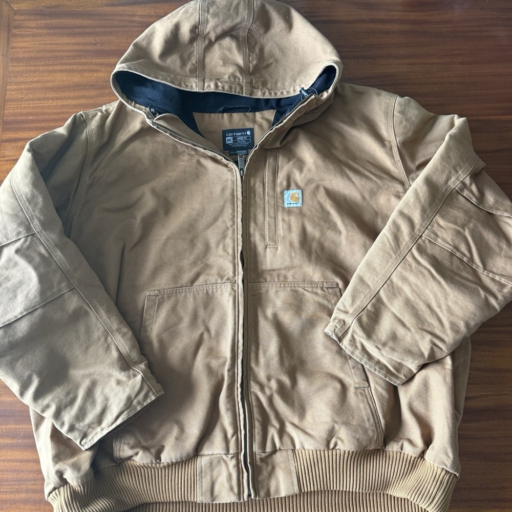 Carhartt Full Swing® Washed Duck Fleece-Lined Active Jacket OJ3371‑M – 4XL Loose
